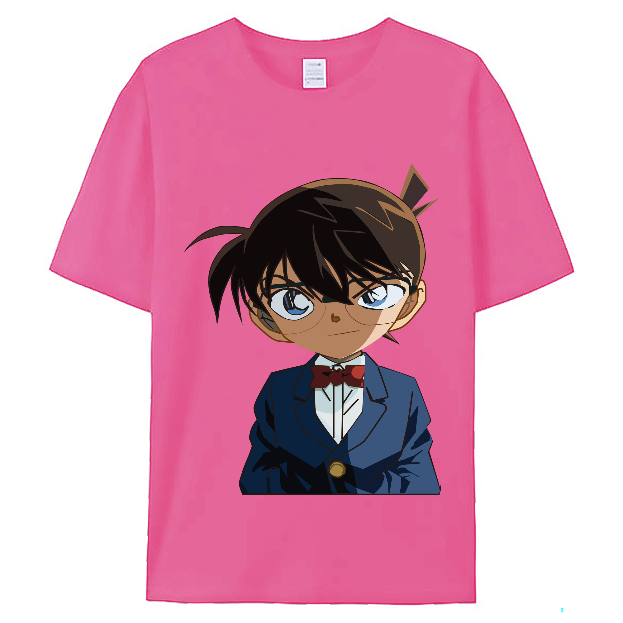（画像用） 名探偵コナン 江戸川 コナン Detective Conan Conan Edogawa レディースカジュアルプリントTシャツ（綿100％）